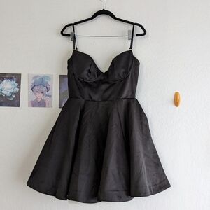 L+ Tall Black Minimoiselle Dress